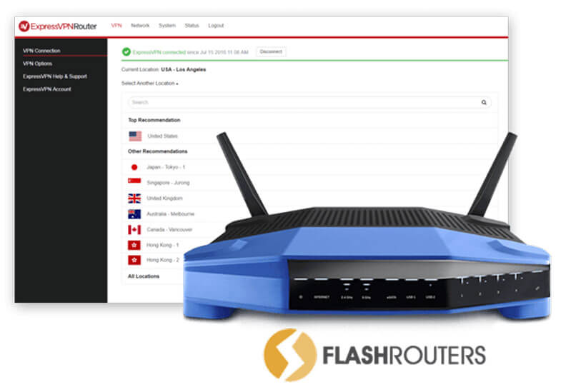 install expressvpn on router